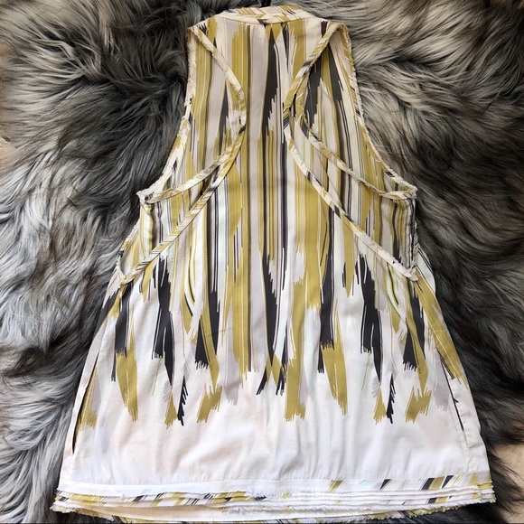 BCBGMAXAZRIA Layered Tank with Ruffles - Picture 4 of 6